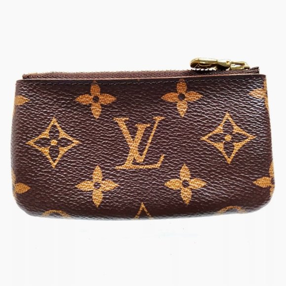 Louis Vuitton Monogram Leather Pochette Cles Key Pouch Cash/Change Holder - Picture 2 of 11